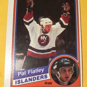 Pat Flatley Rookie Card 1984-85 O-Pee-Chee #124