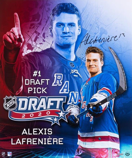 AlexisLafreniereDraftDayPiece Upper Deck Launches First-Ever Alexis Lafrenière New York Rangers® Memorabilia Collection